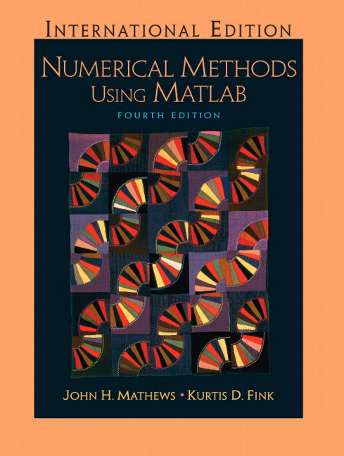 Pearson Education - Numerical Methods Using Matlab