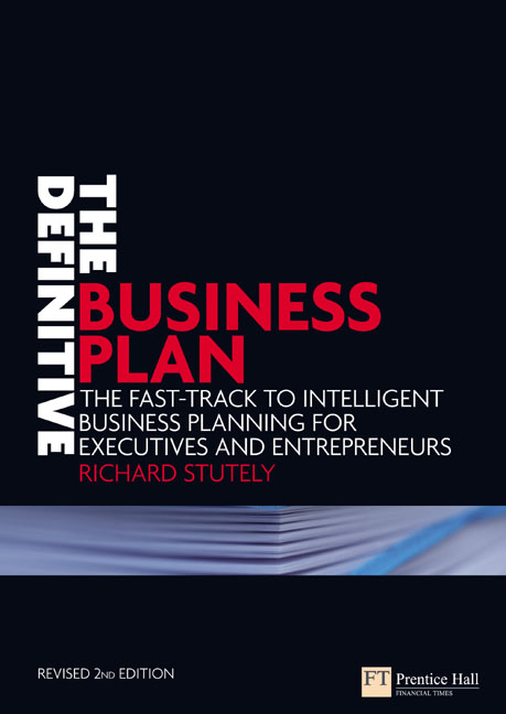 Business plan cover page
