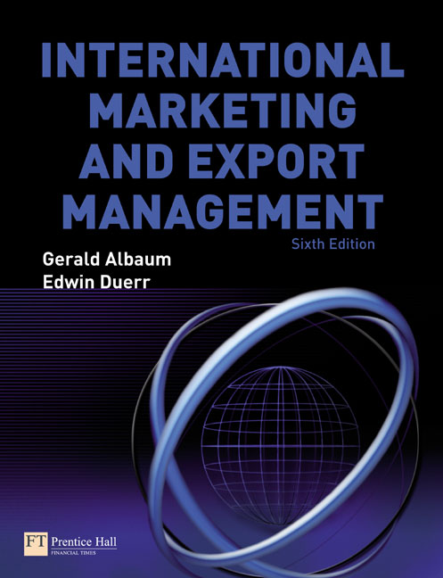 Pearson Education - International Marketing And Export Management