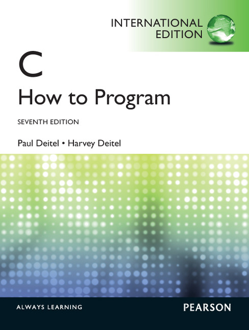 9780133976892: C How to Program 8th Edition - AbeBooks