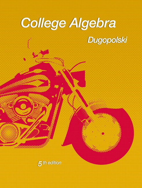 college algebra 5th edition