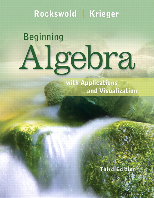 Pearson Education Beginning Algebra with Applications and