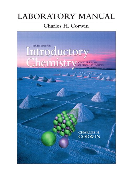 Pearson Education Laboratory Manual for Introductory Chemistry