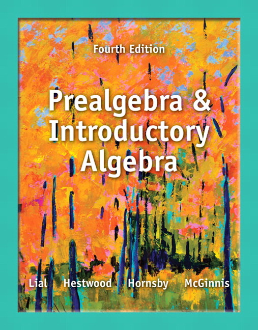 Pearson Education - Prealgebra And Introductory Algebra