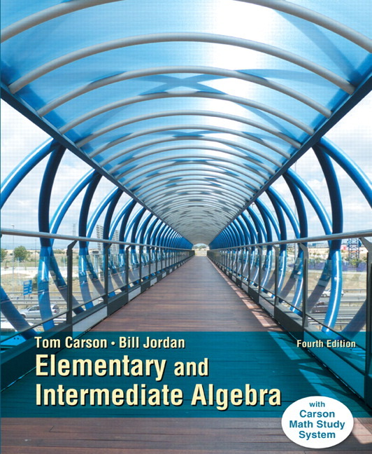 Pearson Education Elementary and Intermediate Algebra