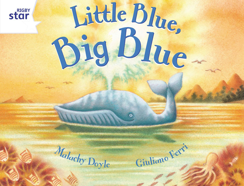 Rigby Star Guided 2 White Level: Little Blue, Big Blue Pupil Book (single)