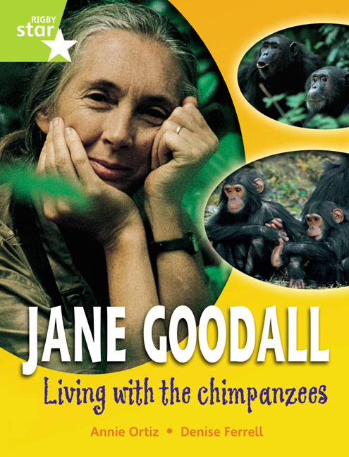 Rigby Star Gui Quest Year 2 Lime Level: Jane Goodall: Living With Chimpanzees Reader Sgle