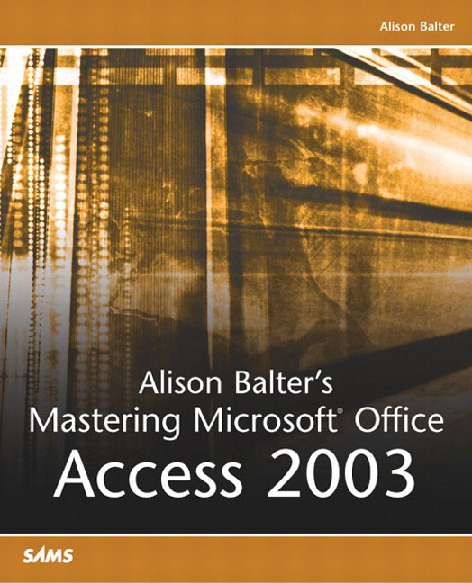 Автор: Alison BalterНазвание: Mastering Microsoft Office Access 2003