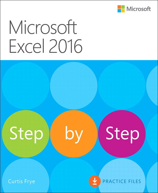 Pearson Education Microsoft Excel 2016 Step by Step