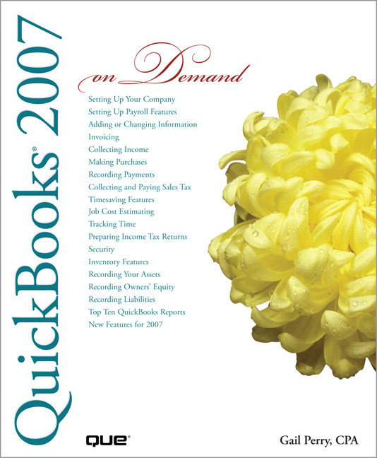 Pearson Education QuickBooks 2007 On Demand