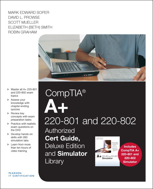 Pearson Education CompTIA A+ 220801 and 220802 Cert