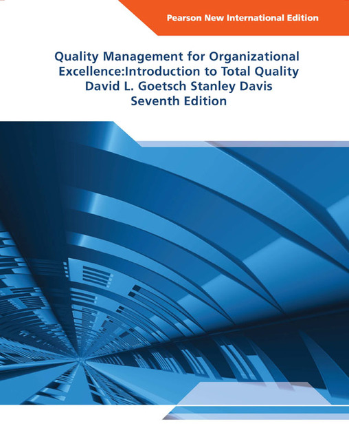 Pearson Education Quality Management for Organizational Excellence