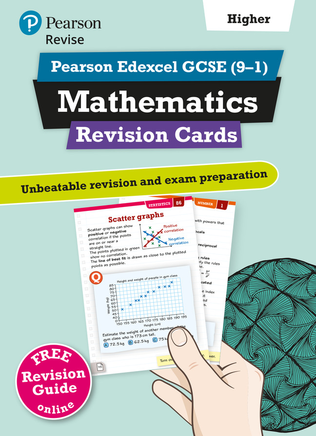 REVISE Edexcel GCSE (9-1) Mathematics Higher Revision Cards
