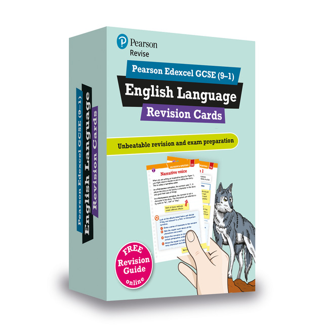 REVISE Pearson Edexcel GCSE (9-1) English Language Revision Cards