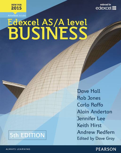 Edexcel AS/A level Business 5th edition Student Book