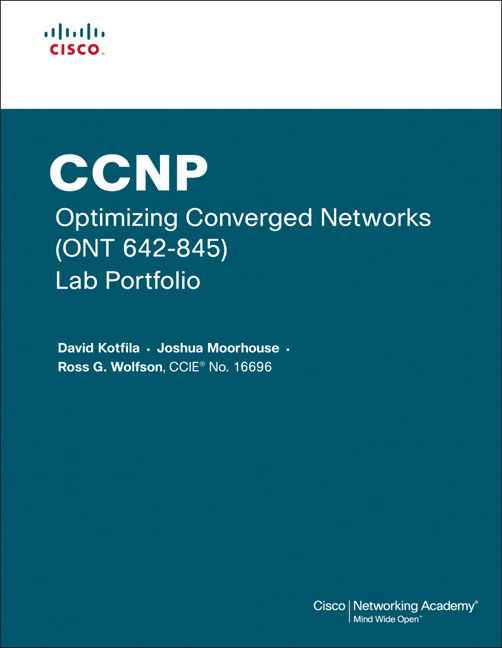 Pearson Education CCNP Optimizing Converged Networks (ONT 642845