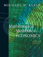 Mathematical Methods for Economics