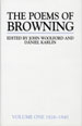 The Poems of Browning: Volume One