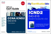 CCNA ICND2 Official Cert Guide with MyITCertificationlab Bundle (640-816) v5.9