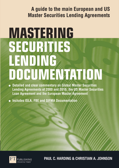 Pearson Education - Mastering Securities Lending Documentation