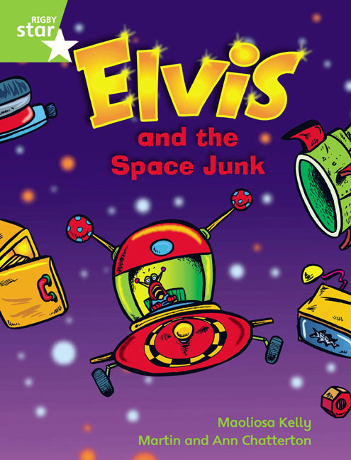 Picture of Rigby Star Gui Phonic Opportunity Readers Green: Elvis & The Space Junk Pupil Bk (Single)