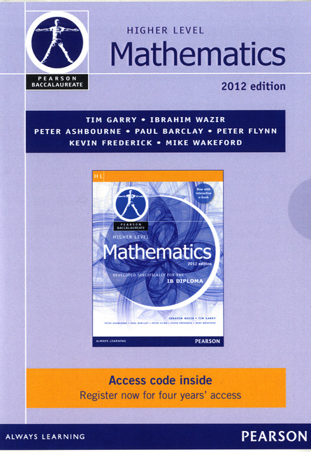 Picture of Pearson Baccalaureate Higher Level Mathematics second edition ebook only edition for the IB Diploma