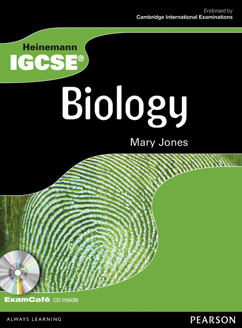 Picture of Heinemann IGCSE Biology Student Book with Exam Café CD