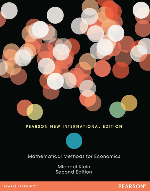 Picture of Mathematical Methods for Economics