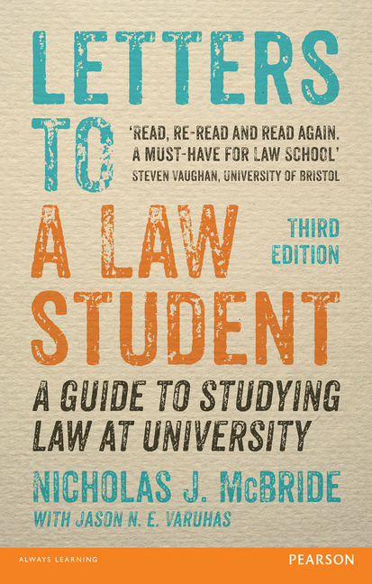 Picture of Letters to a Law Student 3rd edn ePub ebook