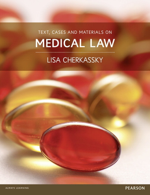 Picture of Text, Cases and Materials on Medical Law