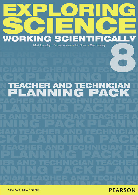 Picture of Exploring Science: Working Scientifically Teacher & Technician Planning Pack Year 8